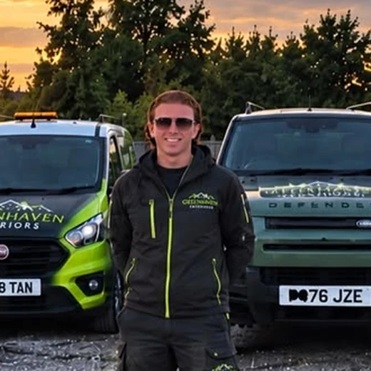 Nico Shaw, founder of Green Haven Exteriors