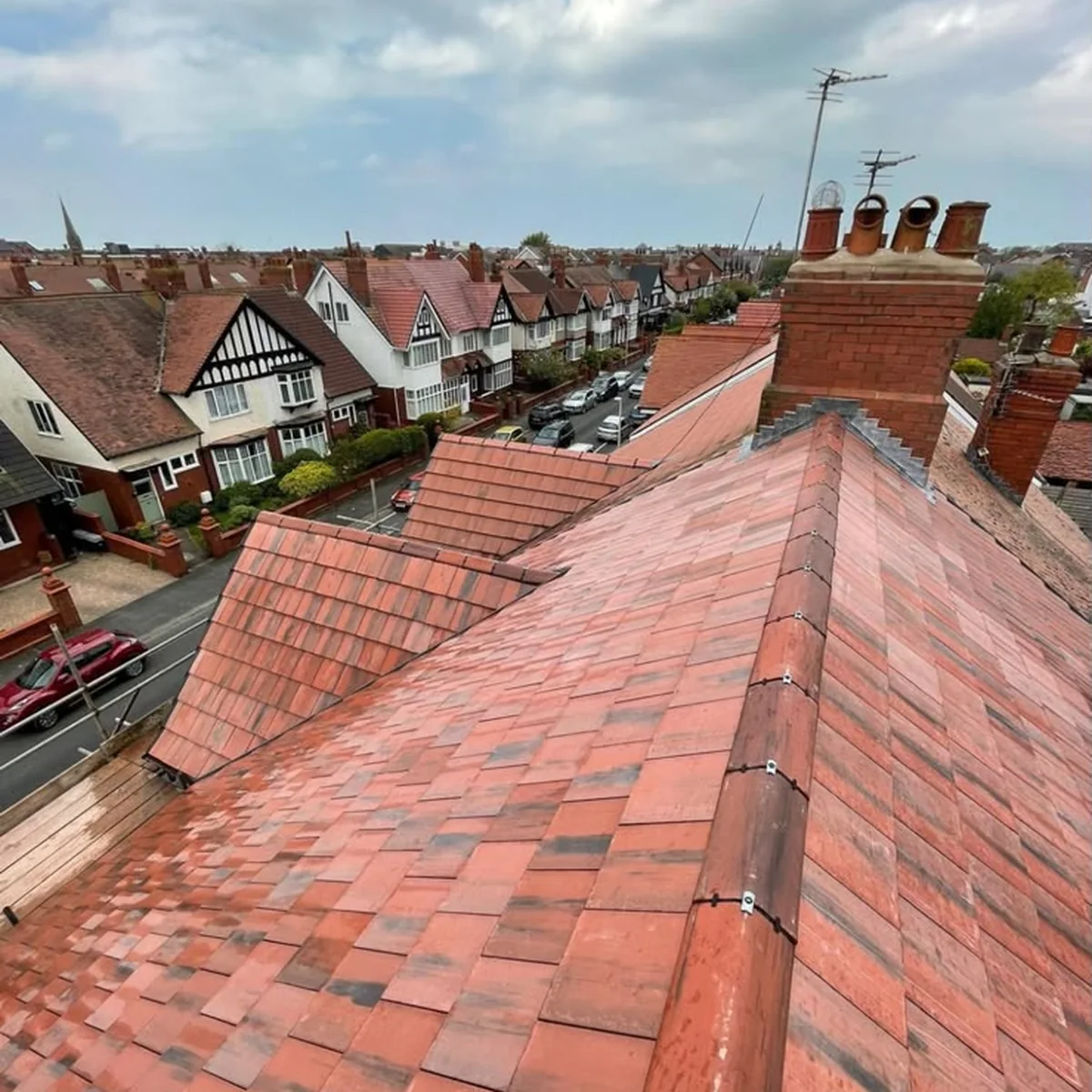 Recent roof project completed in Preston