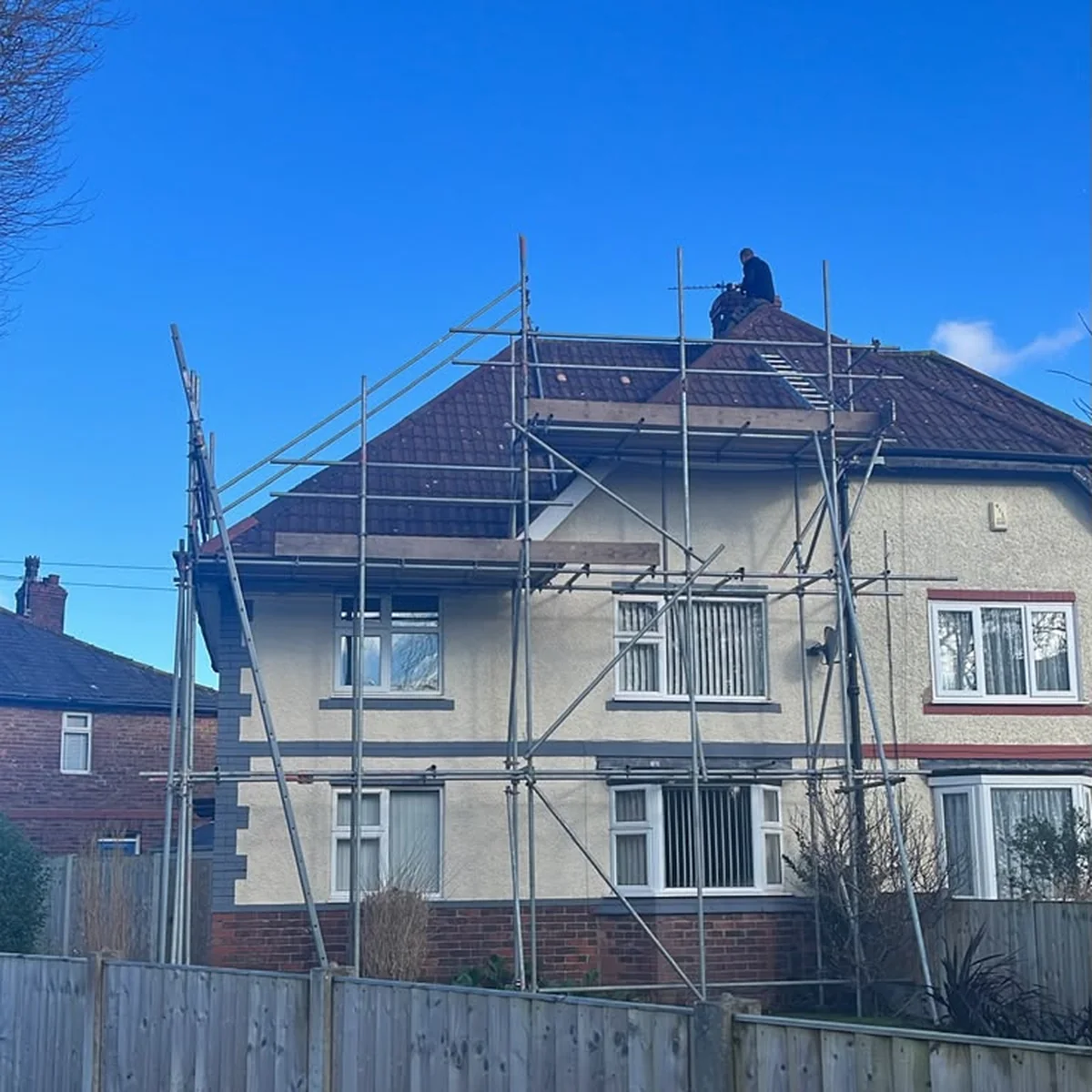 Recent roof project completed in Preston